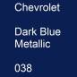 Preview: Chevrolet, Dark Blue Metallic, 038.